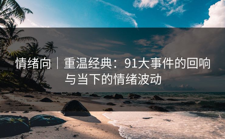 情绪向｜重温经典：91大事件的回响与当下的情绪波动